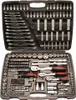 A black tool case filled with various tools, including wrenches, sockets, and screwdrivers. Náhled obrázku produktu