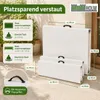 TRUTZHOLM Bierzeltgarnitur 3-teilig klappbar, 1 Tisch & 2 Produktbild-Vorschau 4