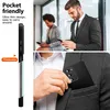 Collage showing a phone case, people using phones, and a phone being placed in a pocket. Produktbild-Vorschau