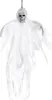 com-four® Deko Skelett für Halloween - Hänge-Gespenst aus Produktbild-Vorschau 1