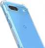 A close-up, angled view of the back of a clear phone case on a blue phone. Anteprima dell’immagine prodotto