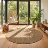 Homebyhome Tapis Extérieur Marron Rond 160 cm Balcon Voir les images du produit 2