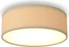 Calex LED Deckenleuchte, 30 cm, Stoffschirm, Taupe, Produktbild-Vorschau 1