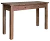 vidaXL Konzolový stolík z mahagónového masívu 123x42x75 cm Náhľad obrázku produktu 5