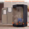 COSTWAY 3L Dampfsauna, Heimsauna 9 Stufen, Saunazelt mit Produktbild-Vorschau 7