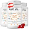 PURE Krill Oil Capsules I Astaxanthin, Omega 3, 6, Choline, Náhľad obrázku produktu 1