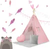 Nukido NK-406 Dětské teepee - růžové Náhľad obrázku produktu 4