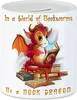 Bookworm? Please, I Am A Bookdragon Spardose Buch Lesen Produktbild-Vorschau 1