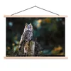 MuchoWow® Textilposter Eule - Herbst - Vogel - Äste 60x40 Produktbild-Vorschau 1
