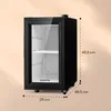 KlarsteinBrooklyn 23 Slim, lednice, LED, plastová vložka, Náhled obrázku produktu 6