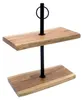 Etagere NICO aus Akazien Holz - massive Servierplatte in Produktbild-Vorschau 1