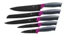 6tlg. Messerblockset KING® CARBON BERRY LINE Edelstahl Produktbild-Vorschau 3