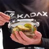 KADAX | zestaw 12 szklanych pojemników z pokrywkami | Podgląd zdjęcia produktu 12