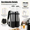Getränkespender Rucksack 6L, tragbare Bier Zapfanlage mit Produktbild-Vorschau 3