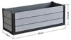 Pflanzkübel - Rechteckig - Grau - 105 x 39 x 36,55 cm - Produktbild-Vorschau 4