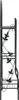 vidaXL scaffale per piante a 3 livelli nero 52 x 28 x 128 Anteprima dell’immagine prodotto 2