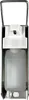 Wandspender mit kurzem Arm, inkl. Flasche - Aluminium 500 Produktbild-Vorschau 4