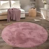 Tappeto rotondo in Pelliccia sintetica Plush Tappetino da Anteprima dell’immagine prodotto 1