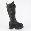 WRATH-205 Damen Boots von DemoniaCult, Schwarz EU 37, US 7 Produktbild-Vorschau 5