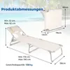 COSTWAY Sonnenliege mit Öffnungen für Gesicht & Arme, Produktbild-Vorschau 3