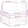 Ecksofa mit Kissen Weiß Massivholz Kiefer Produktbild-Vorschau 8