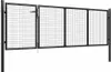 vidaXL Gartentor aus Stahl 350 x 100 cm Anthrazit Produktbild-Vorschau 1