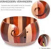 Garnschale aus Rosenholz, Tragbarer Holzgarnschale Produktbild-Vorschau 3