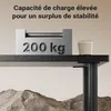 Wiltec Lot de 4x Pied de table V1 - 60 x 60 x 870 mm / Ø 60 Voir les images du produit 4