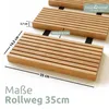 holz4home® Rollweg aus Lärche 35 cm I Holzweg Gartenweg zum Produktbild-Vorschau 5
