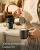 Cosumy 4er Cappuccino Tassen Set Schwarz – 200ml Kaffee Produktbild-Vorschau 3