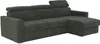 Ecksofa mit Matratze - Ecke wechselbar - Chenillestoff - Produktbild-Vorschau 4