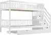 Letto a castello Sweiko con letto estraibile, lettino con Anteprima dell’immagine prodotto 17