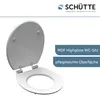 SCHÜTTE WC Sitz GREY STEEL High Gloss mit MDF Holzkern, Produktbild-Vorschau 4