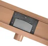 Scarico Lineare REA NEOX 50 Brush Copper Anteprima dell’immagine prodotto 3