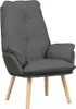 vidaXL Fotel ciemnoszary 69 x 74 x 93 cm tkanina i sklejka Podgląd zdjęcia produktu 1