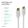 HDMI A-Stecker/HDMI A-Stecker verg. HEAC weiß 10m Produktbild-Vorschau 4