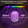 Physische Mückenlampe, tragbar, 360° Rundumlicht, USB Produktbild-Vorschau 5