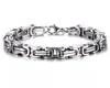 Gliederarmband Edelstahl Hochglanz Silberfarben Produktbild-Vorschau 2