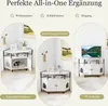 COSTWAY Katzenschrank Katzentoilette für Ecke, Katzenhaus Produktbild-Vorschau 8