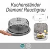 Tortenplatte mit Fuß und Haube 29 cm, BPA-frei Kunststoff Produktbild-Vorschau 5