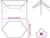 vidaXL Telone marrone 462x306x211 cm impermeabile Anteprima dell’immagine prodotto 8