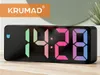 KRUMAD LED budík, digitál hodiny s veľkými číslicami, nočná Náhľad obrázku produktu 2