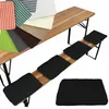 NYVI Bierbank Sitzkissen 36x25 cm NYVIGala 4er Set Schwarz Produktbild-Vorschau 1