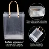 6 Stücke Geschenktaschen Transparent Bodenbeutel mit Henkel Produktbild-Vorschau 5