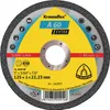 A close-up, front-facing view of a cutting disc with branding and specifications. Produktbild-Vorschau