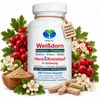 Weissdorn Weißdorn 360 Pulver Kapseln - Blätter Blüten Produktbild-Vorschau 1