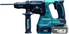 A cordless rotary hammer drill with a battery pack attached, shown against a white background. Produktbild-Vorschau
