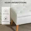 HOMCOM Sitzbank mit Stauraum, Polsterbank mit Deckel, Produktbild-Vorschau 6