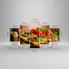 Bild auf Leinwand - Leinwandbild - Pizza Vegetarier Italien Produktbild-Vorschau 3