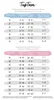 A size chart for baby and children's clothing from TupTam. Produktbild-Vorschau